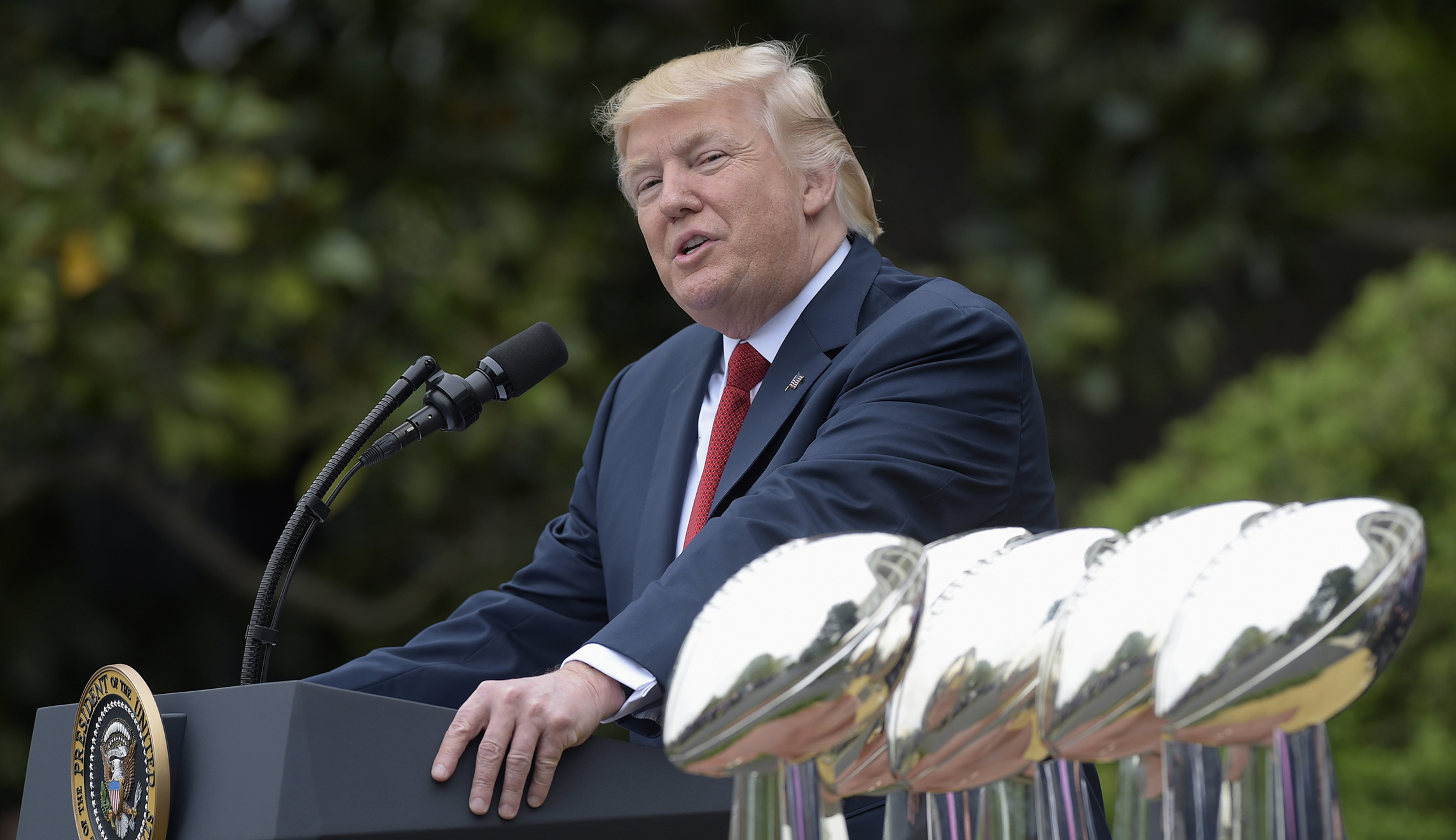 National anthem vs. normalcy: Trump’s mixed messaging on return to sports