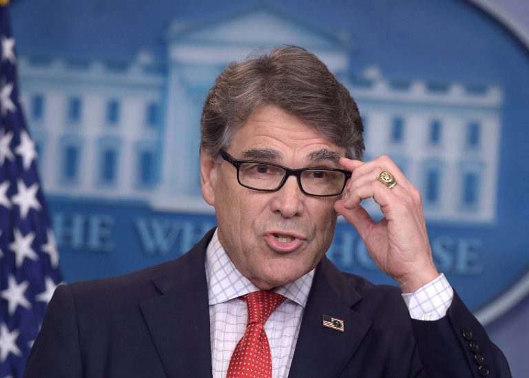 Energy Secretary Rick Perry oversees the large fleet of national labs in charge of research and development for nuclear weapons and power plants.  (AP Photo/Susan Walsh)