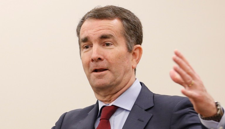 Virginia Gov. Ralph Northam is pictured.