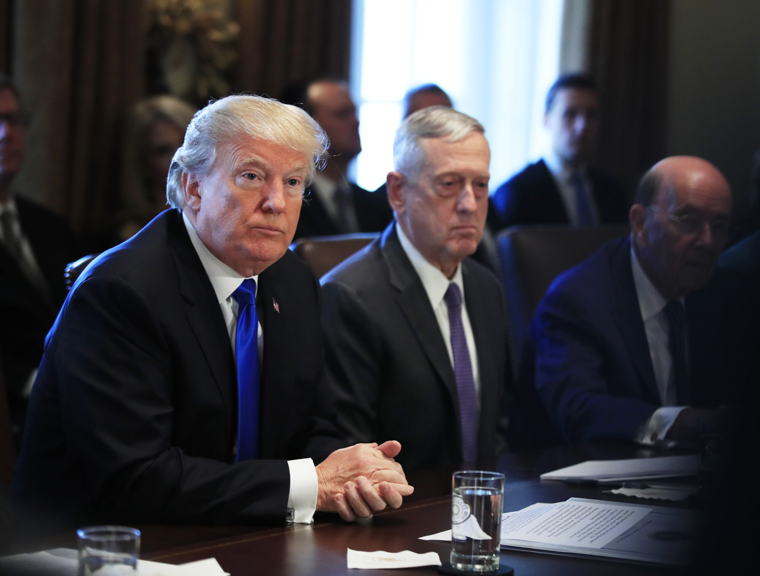 Trump and Jim Mattis have talked about the military paying for the border wall, spokesman says