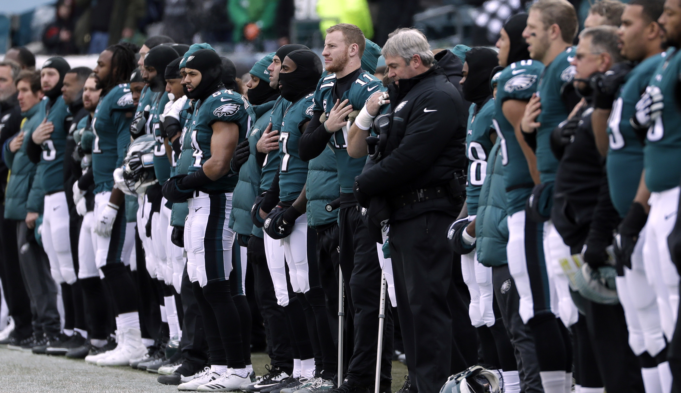 With Eagles diss, Trump demotes the White House into a child’s playground
