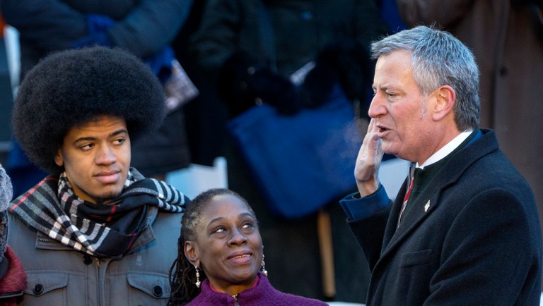 Bill de Blasio’s black son Dante says he is ‘in fear’ of police