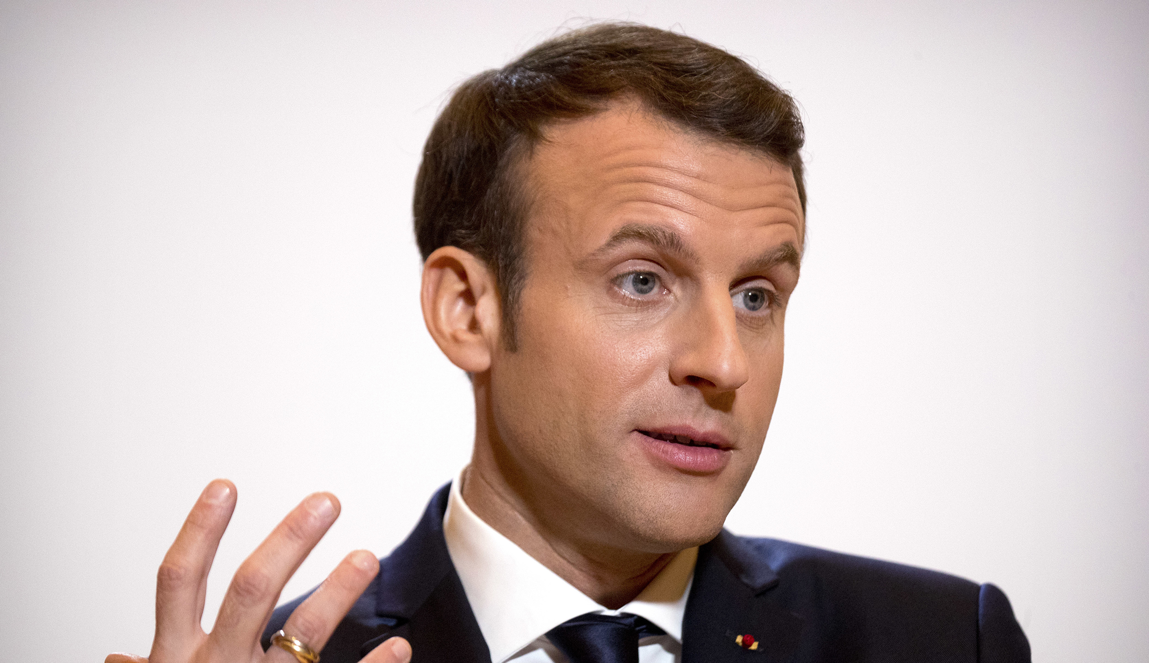 Emmanuel Macron compares conversation with Trump to sausage-making