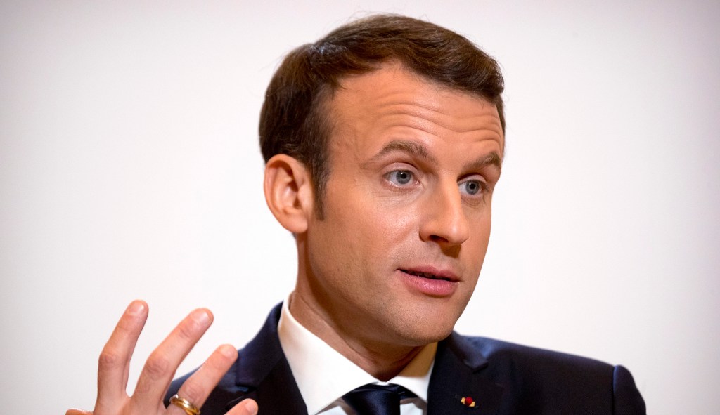 Emmanuel Macron compares conversation with Trump to sausage-making