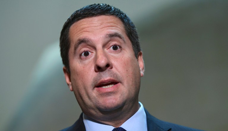 House Intelligence Committee Chairman Rep. Devin Nunes, R-Calif., speaks on Capitol Hill in Washington. 