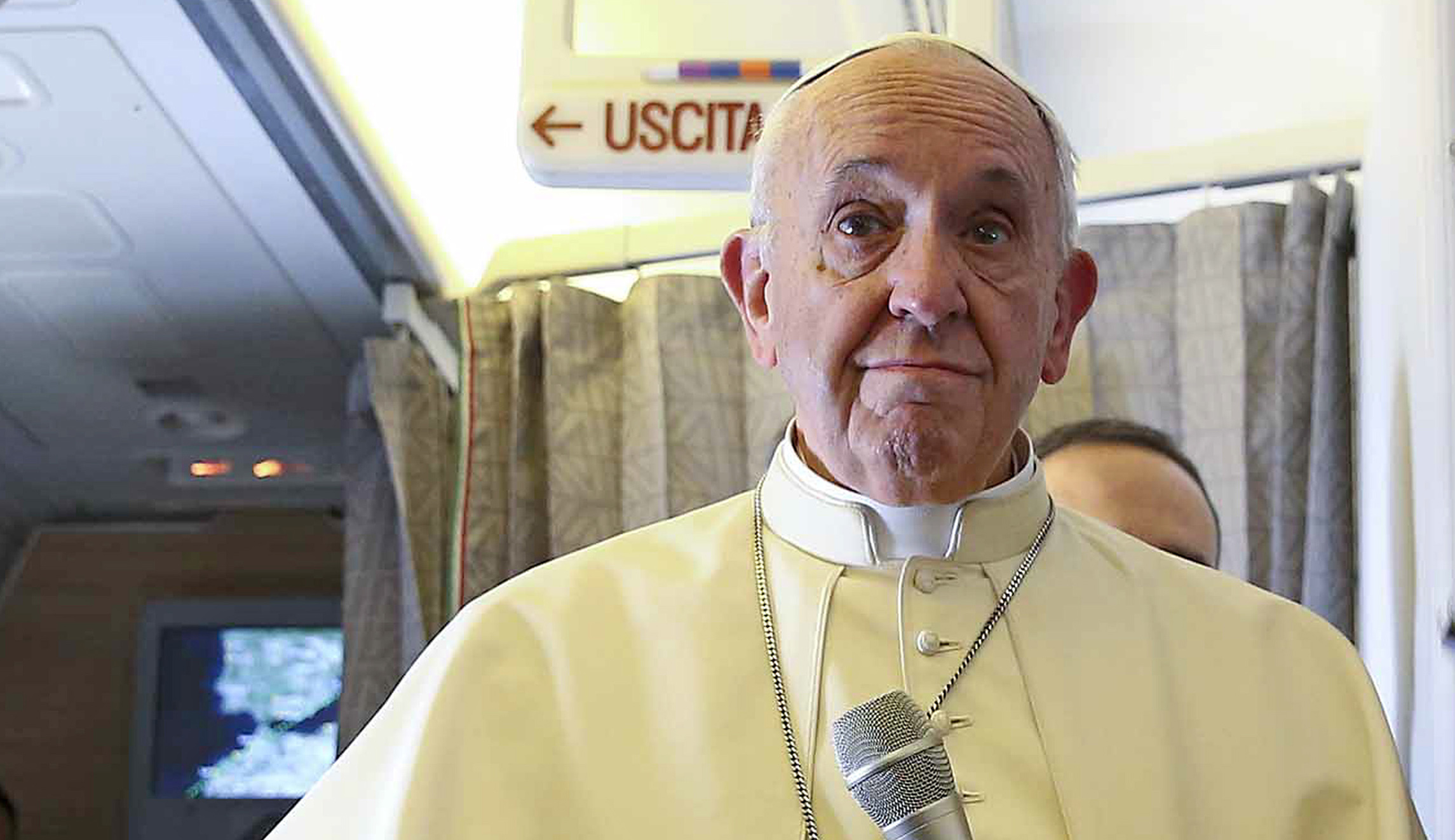 Pope Francis normally won’t stop talking. He’s picked a funny time to go silent