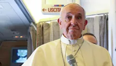 Pope Francis normally won’t stop talking. He’s picked a funny time to go silent