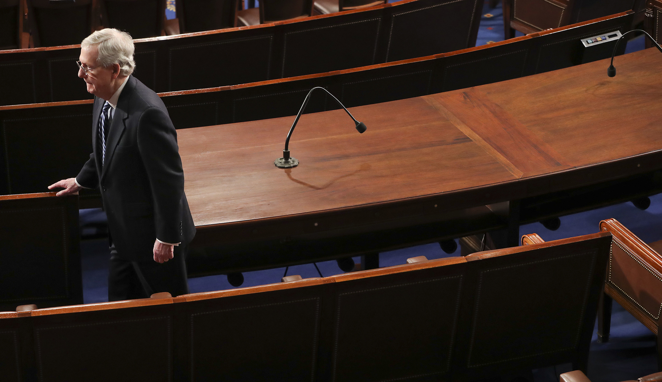 Mitch McConnell threatens weekend work on slowed nominations