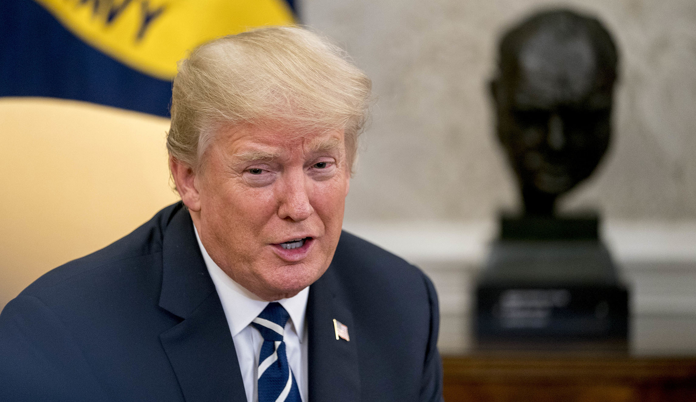 Trump brushes off being labeled a racist: Pelosi’s own party called her a racist