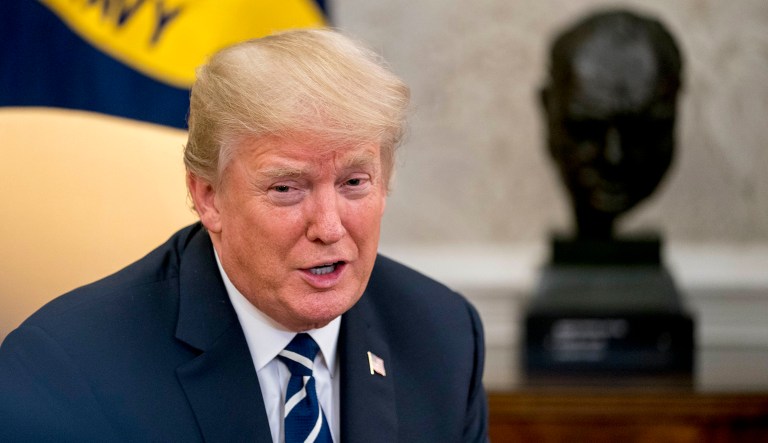 President Trump speaks.