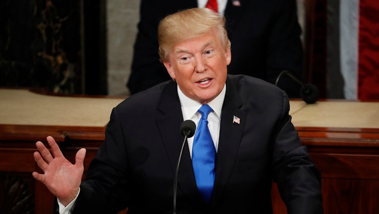 President Trump delivers his State of the Union address to a joint session of Congress.