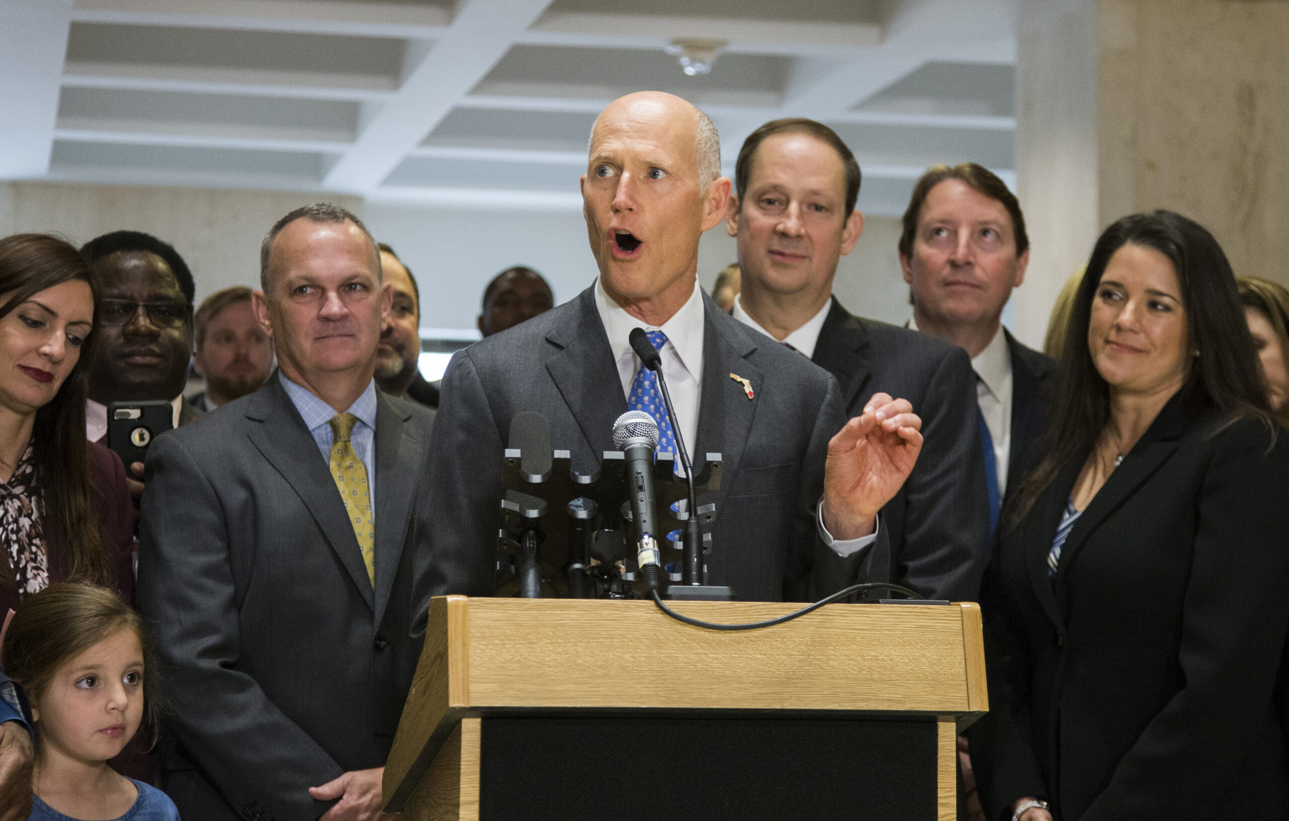 Florida Gov. Rick Scott calls for armed officers at ‘every point of entry’ at Marjory Stoneman Douglas High School