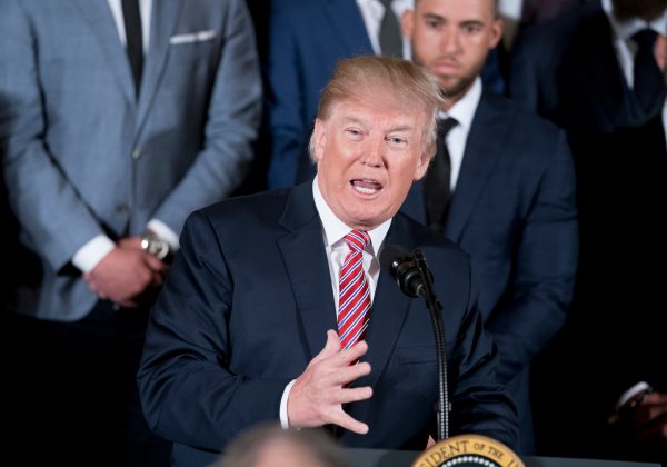 Trump breaks with Pentagon leadership, calls for a new ‘Space Force’