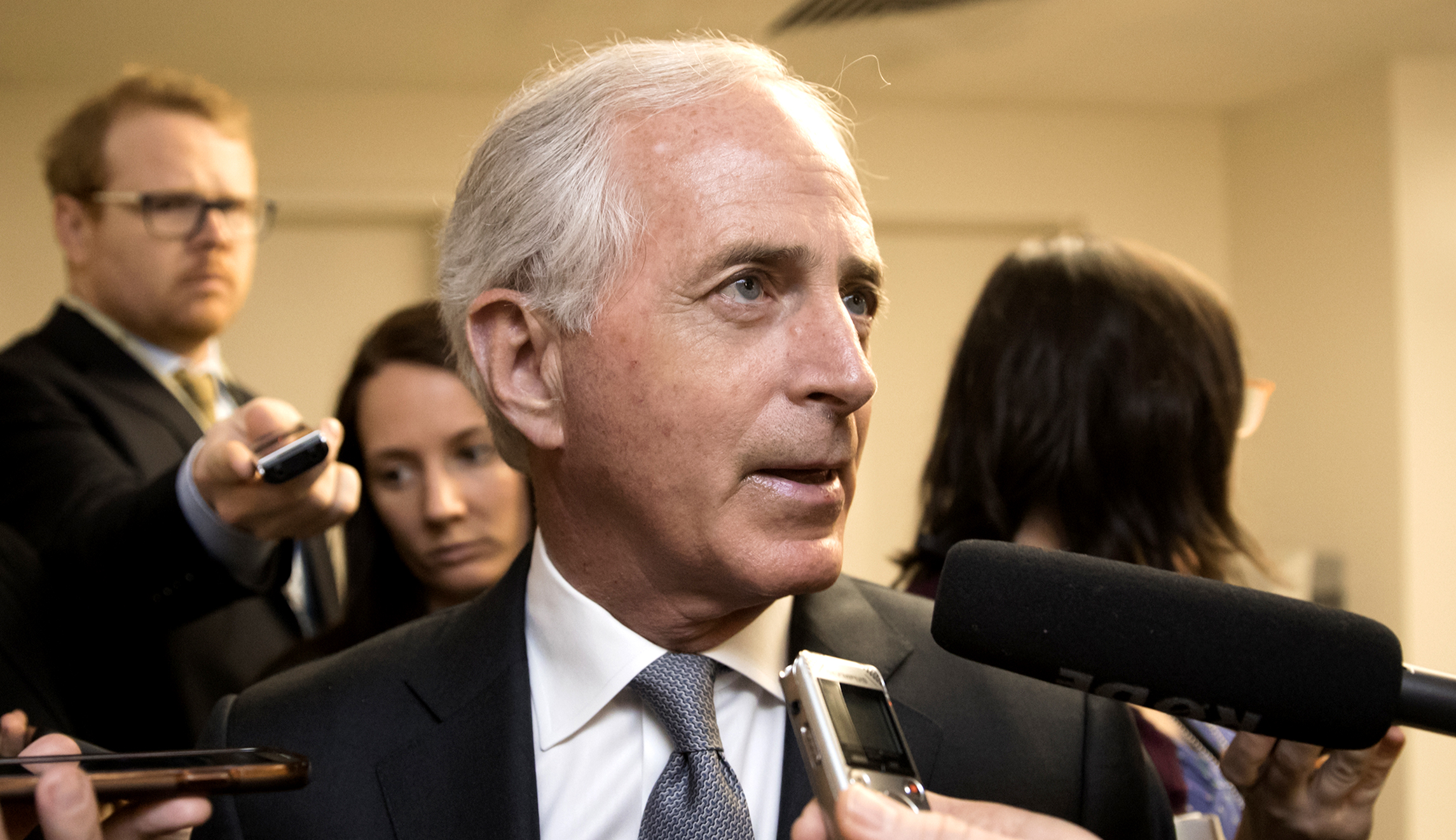 Bob Corker accuses White House of functioning as a ‘public relations firm’ for Saudi Arabia