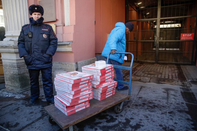 US Consulate orders pizza after Russia orders it shut down