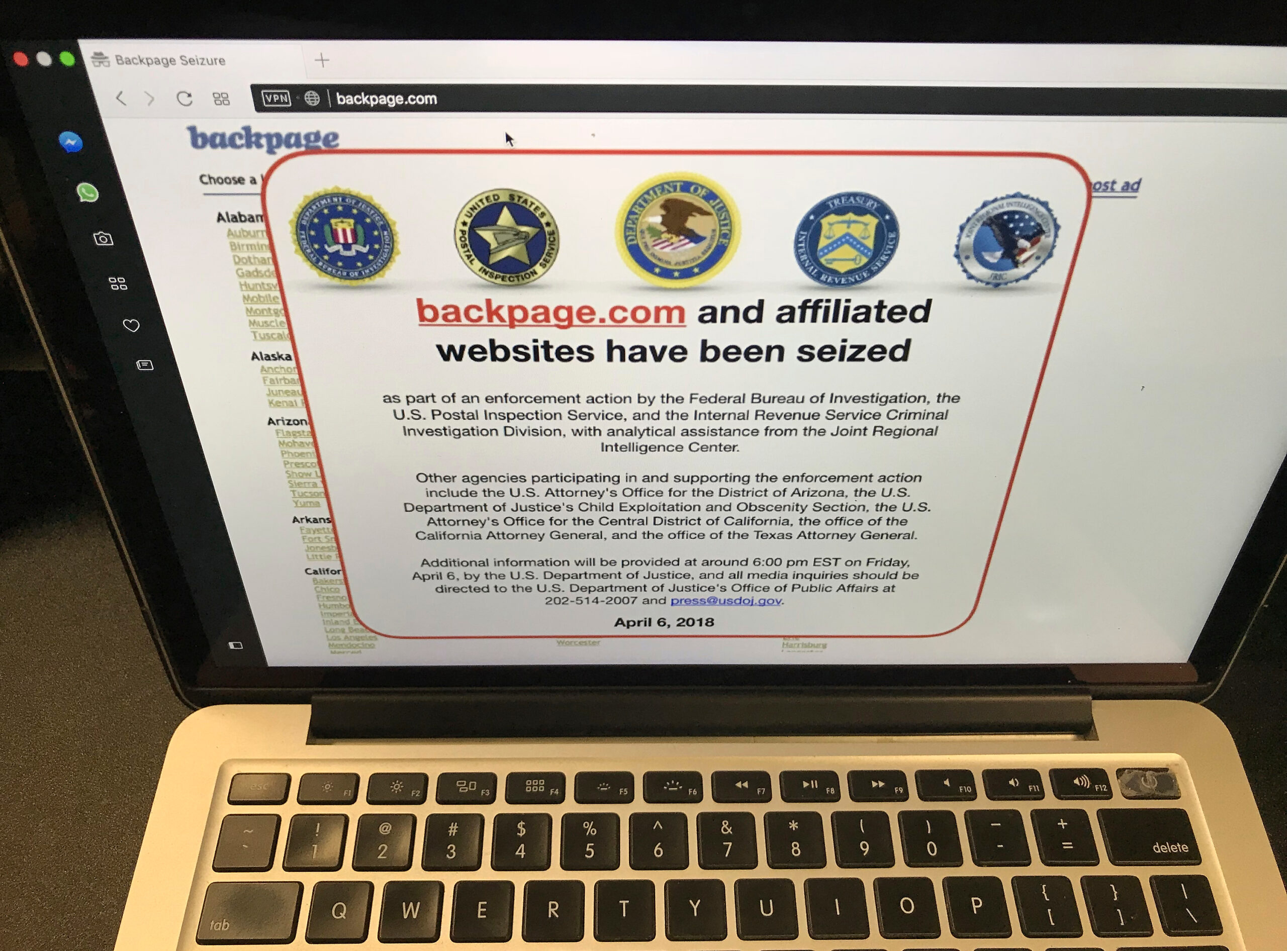 The beginning of the end for the online American slave trade