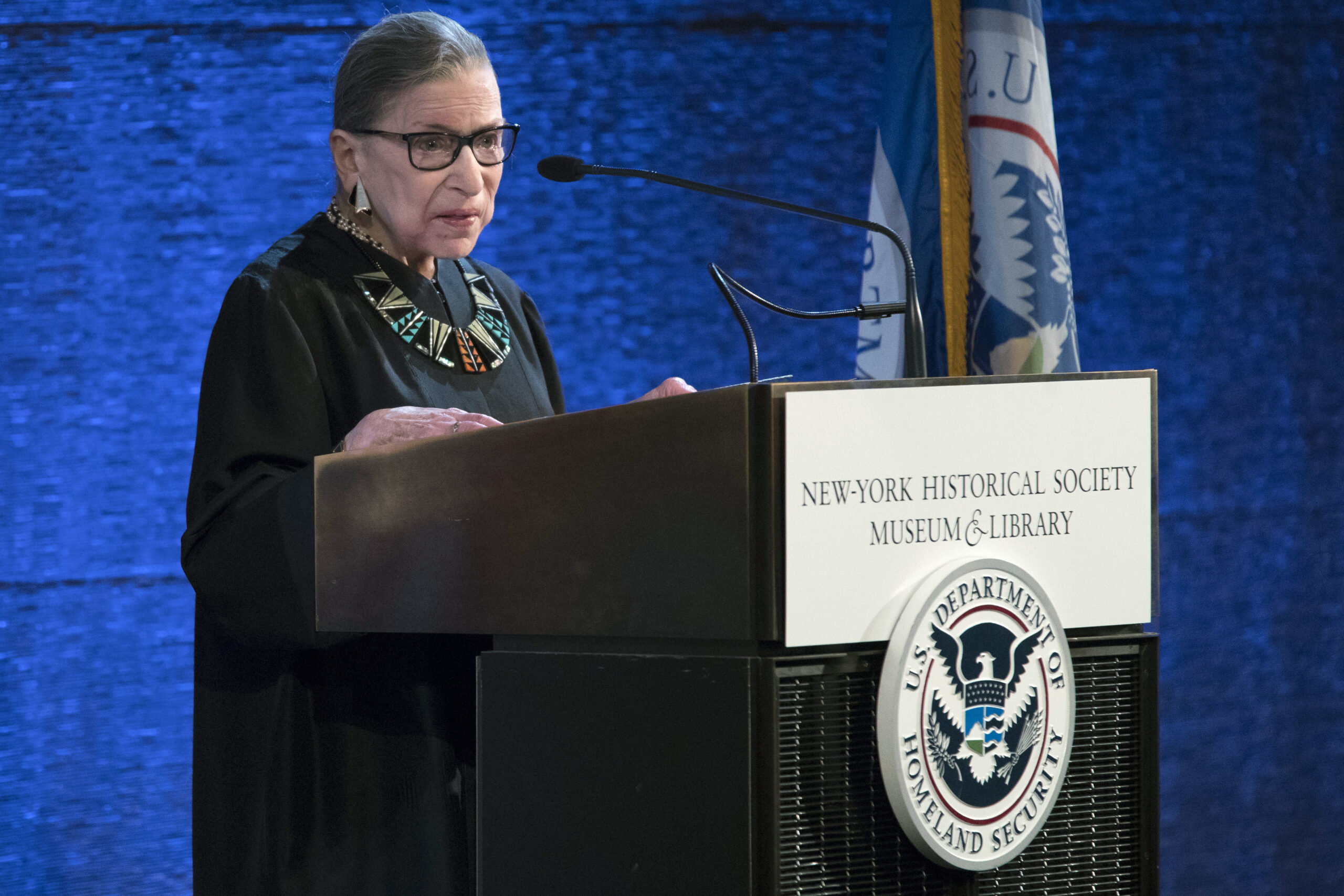 Ruth Bader Ginsburg praises new US citizens: ‘We are a nation made strong by people like you’