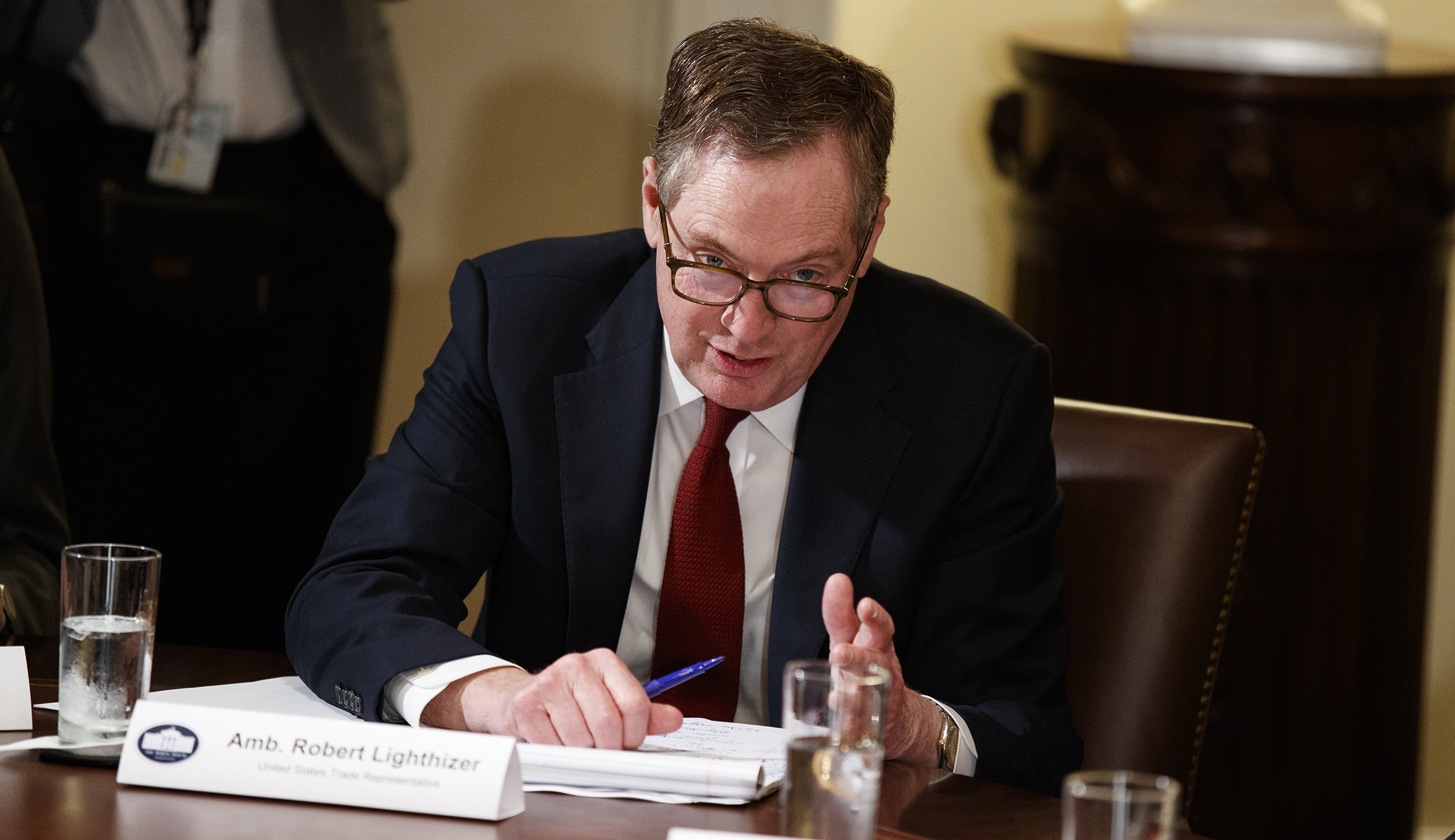 US trade representative says no trade assistance planned for nonagriculture industries