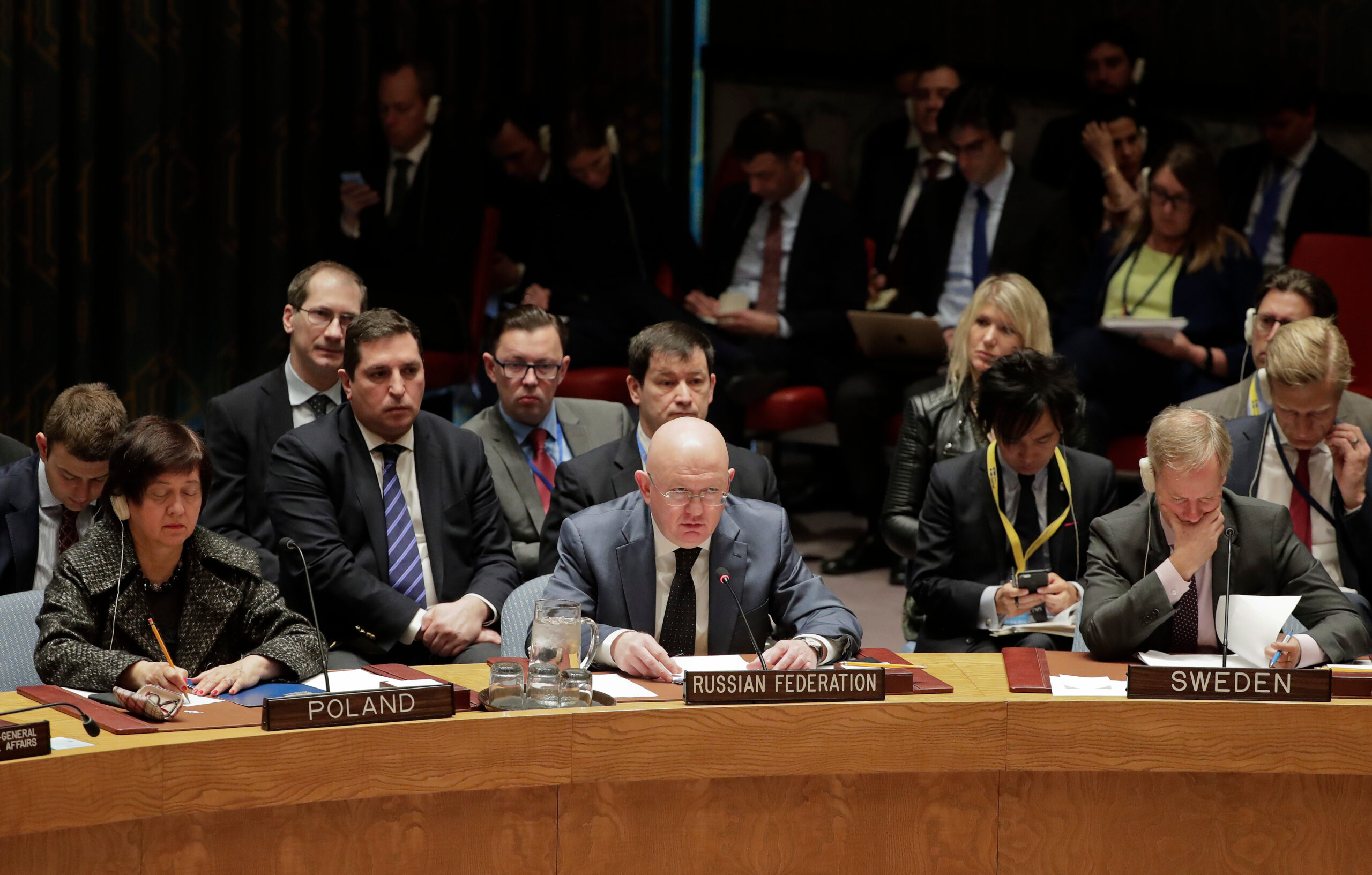 UN Security Council rejects Russian condemnation of Syria strike