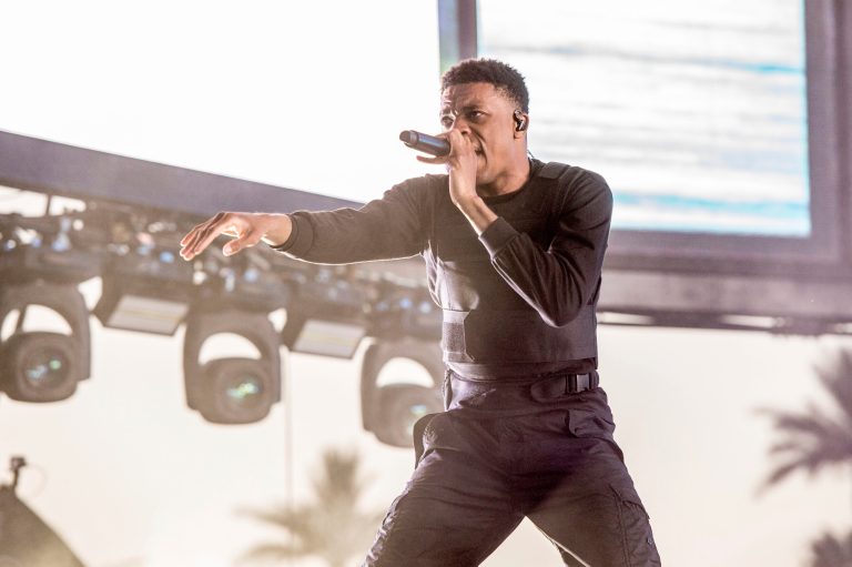 Vince Staples performs at Coachella Music & Arts Festival at the Empire Polo Club on April 13 in Indio, Calif.