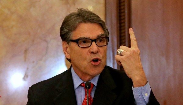 Perry warns Northeast states opposing pipelines will face ‘reckoning’
