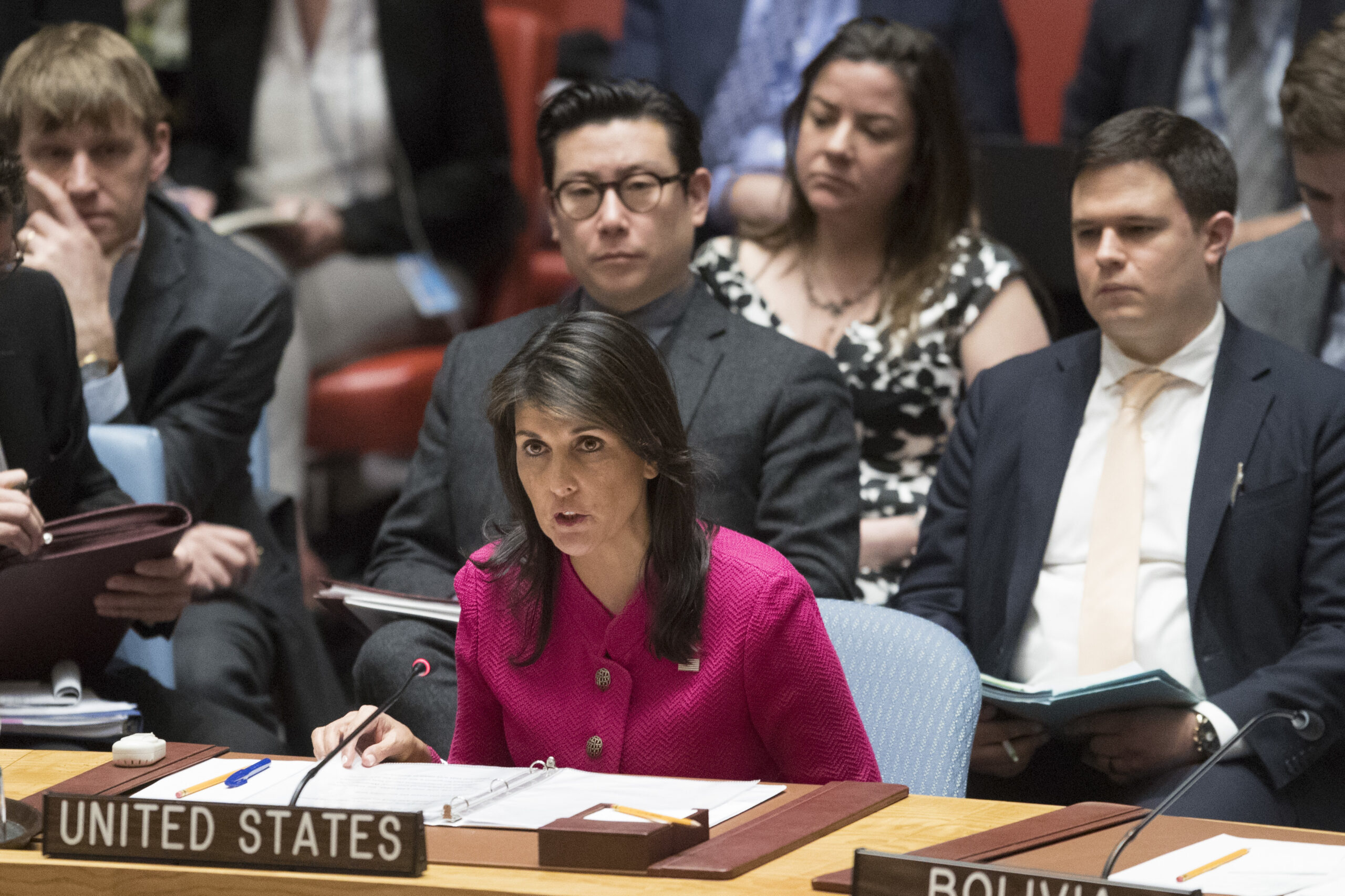 Nikki Haley: Russian diplomats ‘have no shame’ about chemical weapons attacks