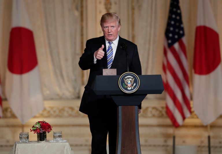 Trump says administration will ‘advocate strongly’ for US arms dealers