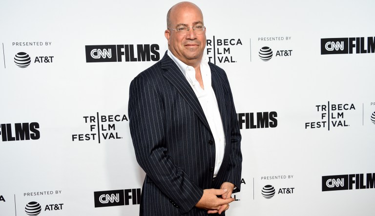 President of CNN Jeff Zucker attends the Tribeca Film Festival opening night world premiere of "Love, Gilda" at the Beacon Theatre on Wednesday, April 18, 2018, in New York.