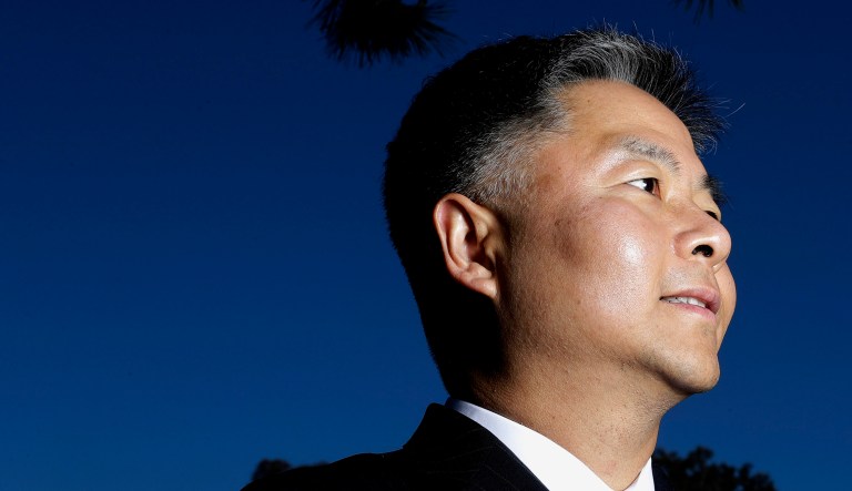 Rep. Ted Lieu, D-California, poses for a picture in the Venice community of Los Angeles.