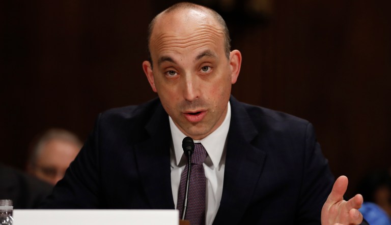 FILE - In this May 2, 2017 file photo Jonathan Greenblatt, CEO and National Director of the Anti-Defamation League, speaks on Capitol Hill in Washington. Millions of anti-Semitic messages on Twitter have spread negative stereotypes and conspiracy theories about Jews across the social media platform, according to a report Monday, May 7, 2018, by the Anti-Defamation League. Greenblatt said the data showed many used Twitter as a "megaphone to harass and intimidate Jews."