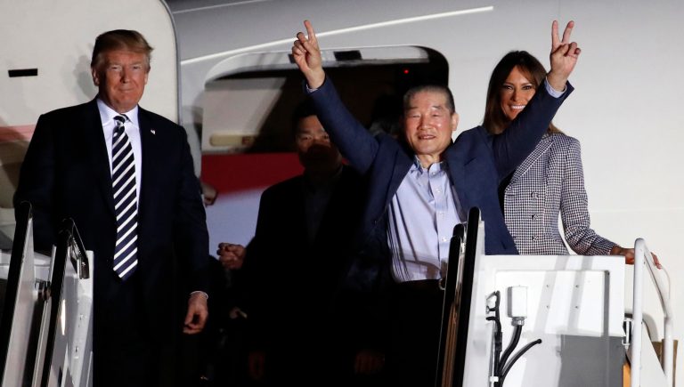Trump welcomes home 3 American detainees released from North Korea: ‘This is a special night’