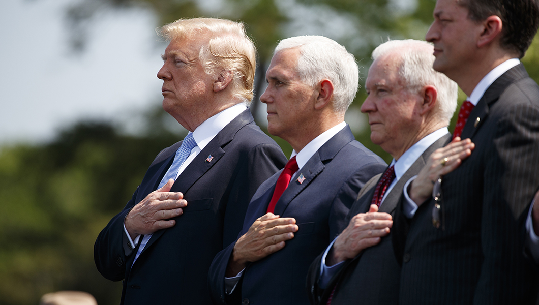 Trump pushes claim Jeff Sessions’ recusal was an ‘unforced betrayal’