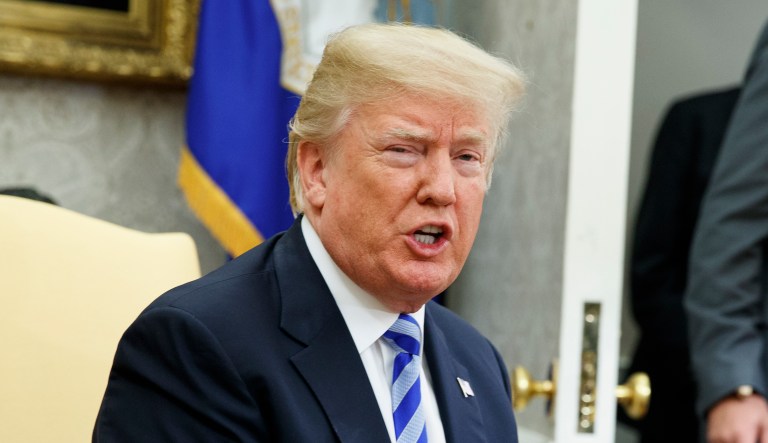 Trump says illegal immigrants ‘pouring up’ because of strong economy