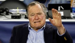 George H.W. Bush’s final day filled with friends, family, familiar song