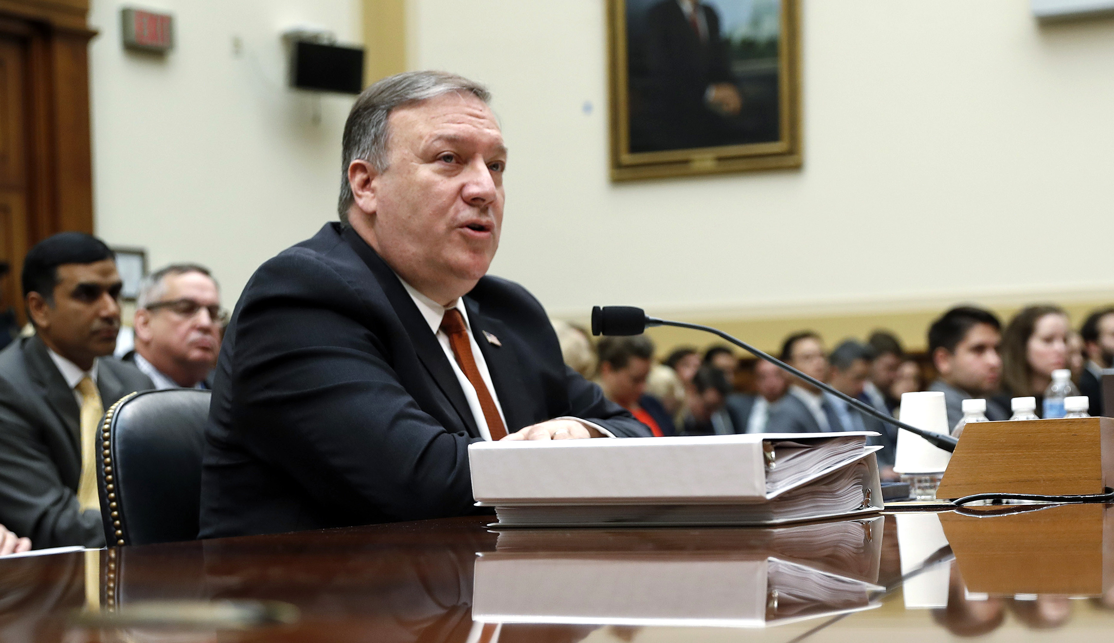 Democrat asks Mike Pompeo how he copes with Trump’s ‘ongoing support of Fox News’