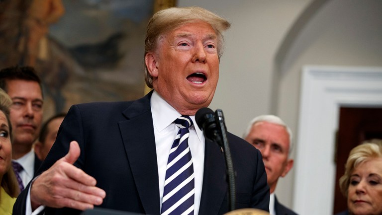 Trump goes on the offensive