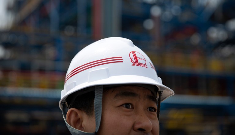 The Chinese state-owned oil giant Sinopec.