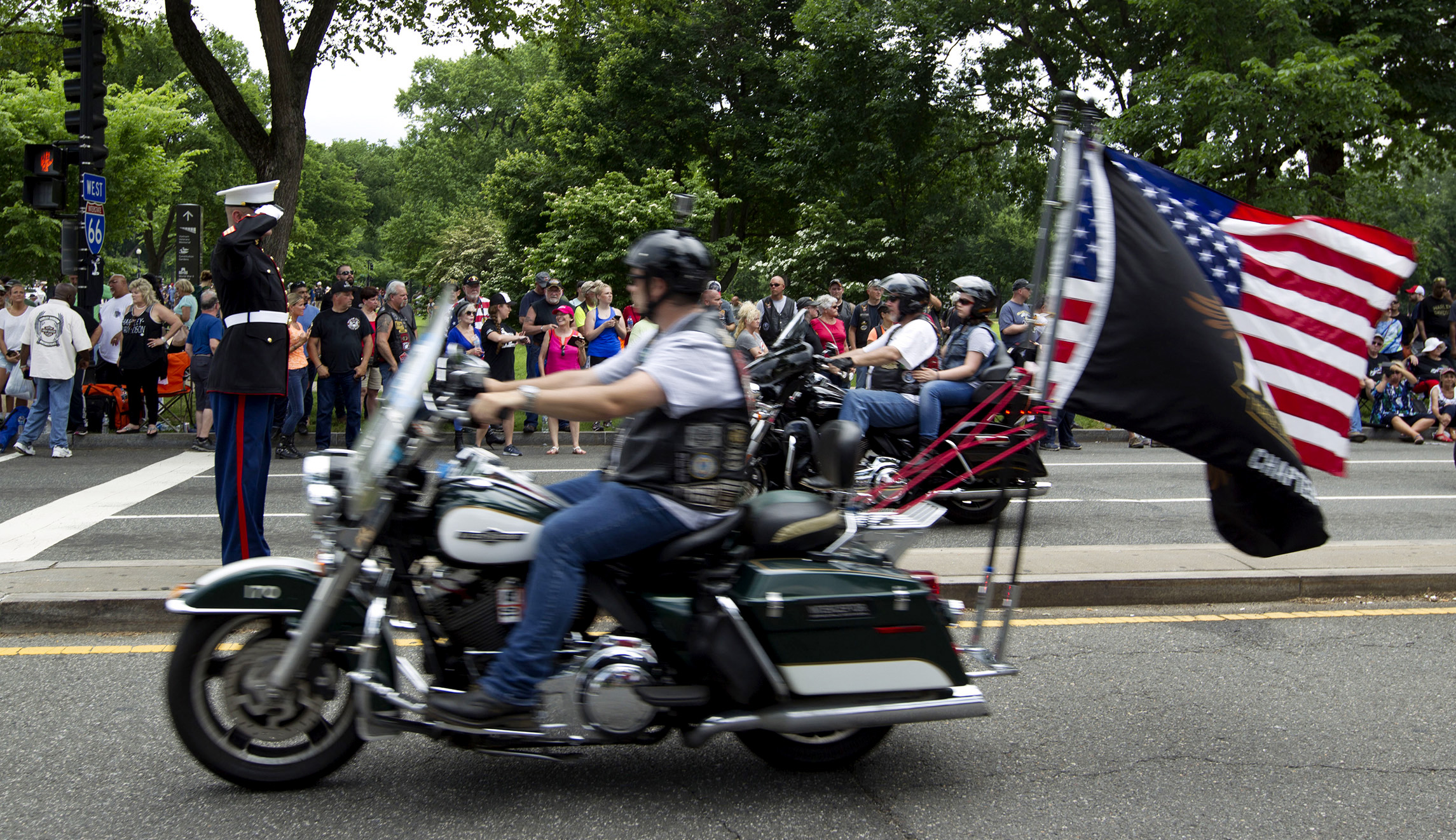 Trump announces reprieve for Rolling Thunder veterans motorcycle ride