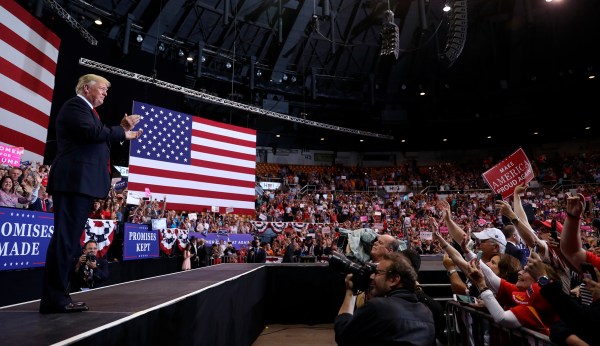 Trump turns the page on pandemic in closing pitch to voters