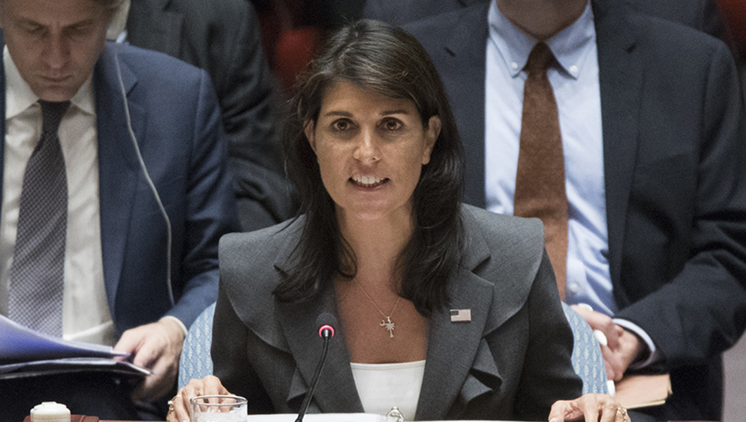 Nikki Haley: Assad now ‘unambiguously violates’ Trump-Putin ceasefire