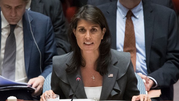 Nikki Haley: Assad now ‘unambiguously violates’ Trump-Putin ceasefire