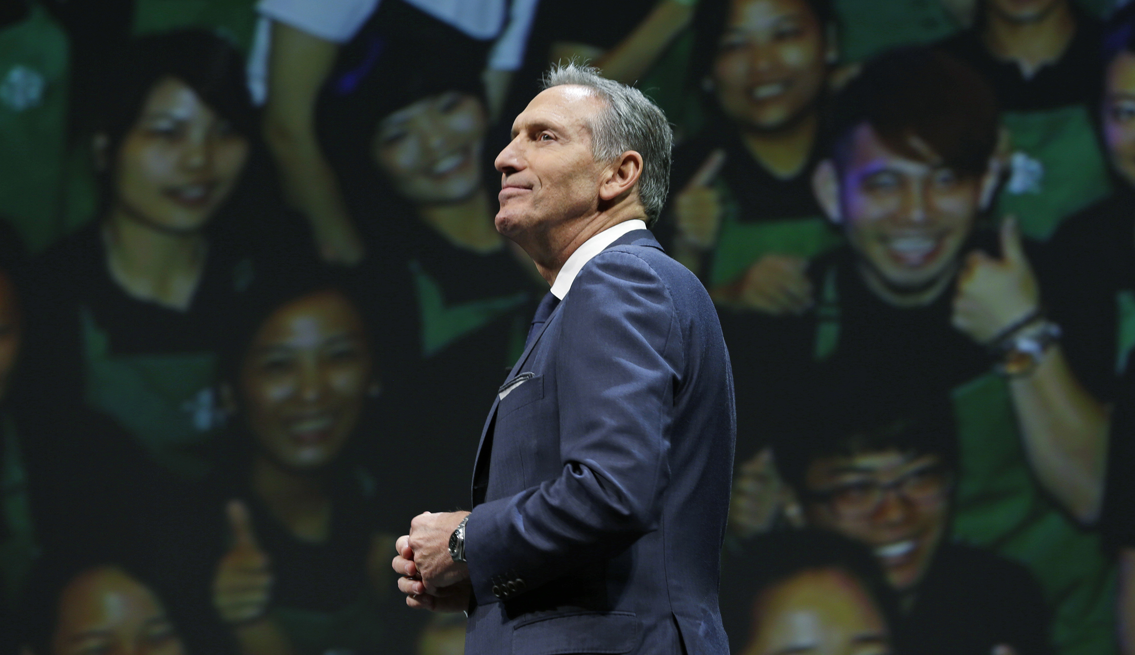 Howard Schultz doesn’t rule out a White House bid upon leaving Starbucks