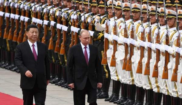 ‘It can go further’: Russia touts military ties to China in warning to Biden