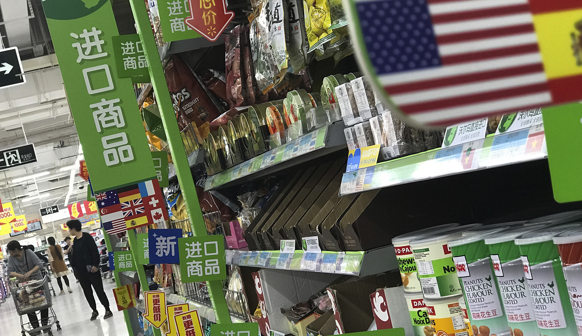 China: Trade war with US means we’ll shop for groceries elsewhere