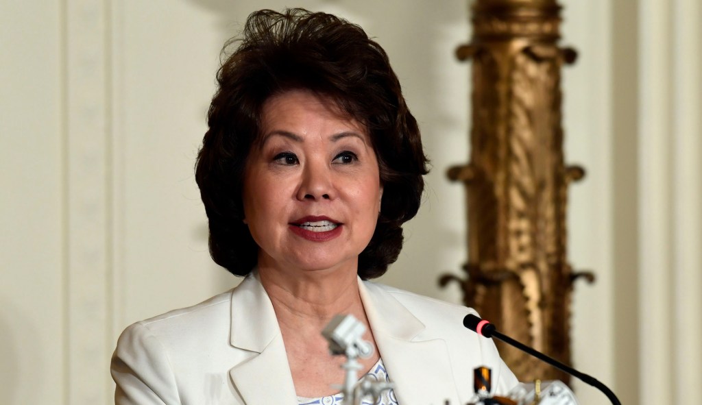 Elaine Chao asks media not to repeat ‘racist’ nickname Trump gave her