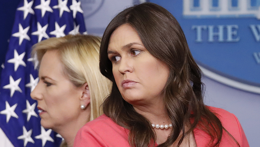 Sarah Sanders responds to Laura Bush: ‘We’re not the ones responsible for creating this problem’