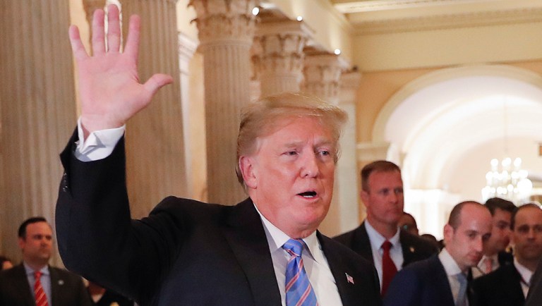 Intern who yelled ‘f–k you’ at Trump suspended, but keeps internship