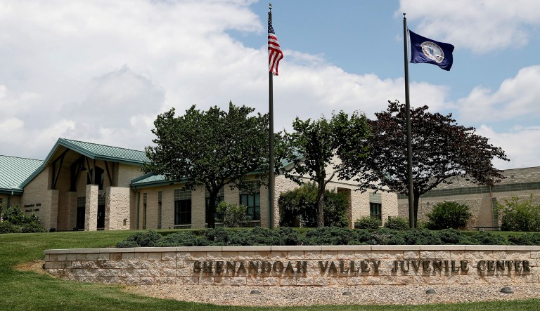 The Shenandoah Valley Juvenile Center on Wednesday, June 20, 2018 in Staunton, Va. Immigrant children as young as 14 housed at the juvenile detention center say they were beaten while handcuffed and locked up for long periods in solitary confinement, left nude and shivering in concrete cells. The abuse claims are detailed in federal court filings that include a half-dozen sworn statements from Latino teens jailed there for months or years.