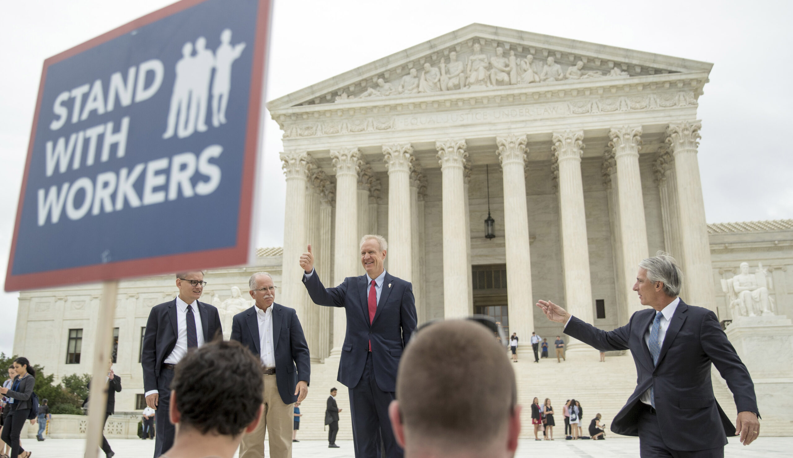 State government allies helped public sector unions absorb the Janus Supreme Court ruling