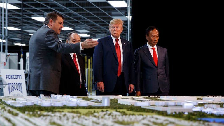 Foxconn factory jobs touted by Trump will not come to pass